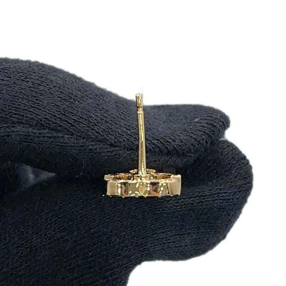 CHANEL Coco Mark Star Motif Rhinestone Metal Earrings B24C ABC823 - Picture 6 of 11